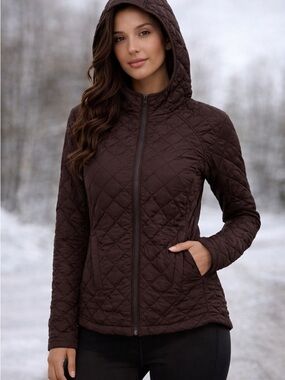 HALARA Chocolate Quilted Jacket (D/85)